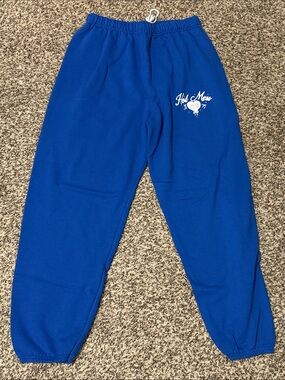 Hot Mess Women's Blue Fleece Joggers